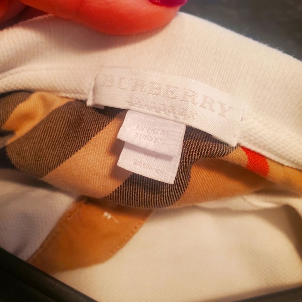 Boys burberry shirt